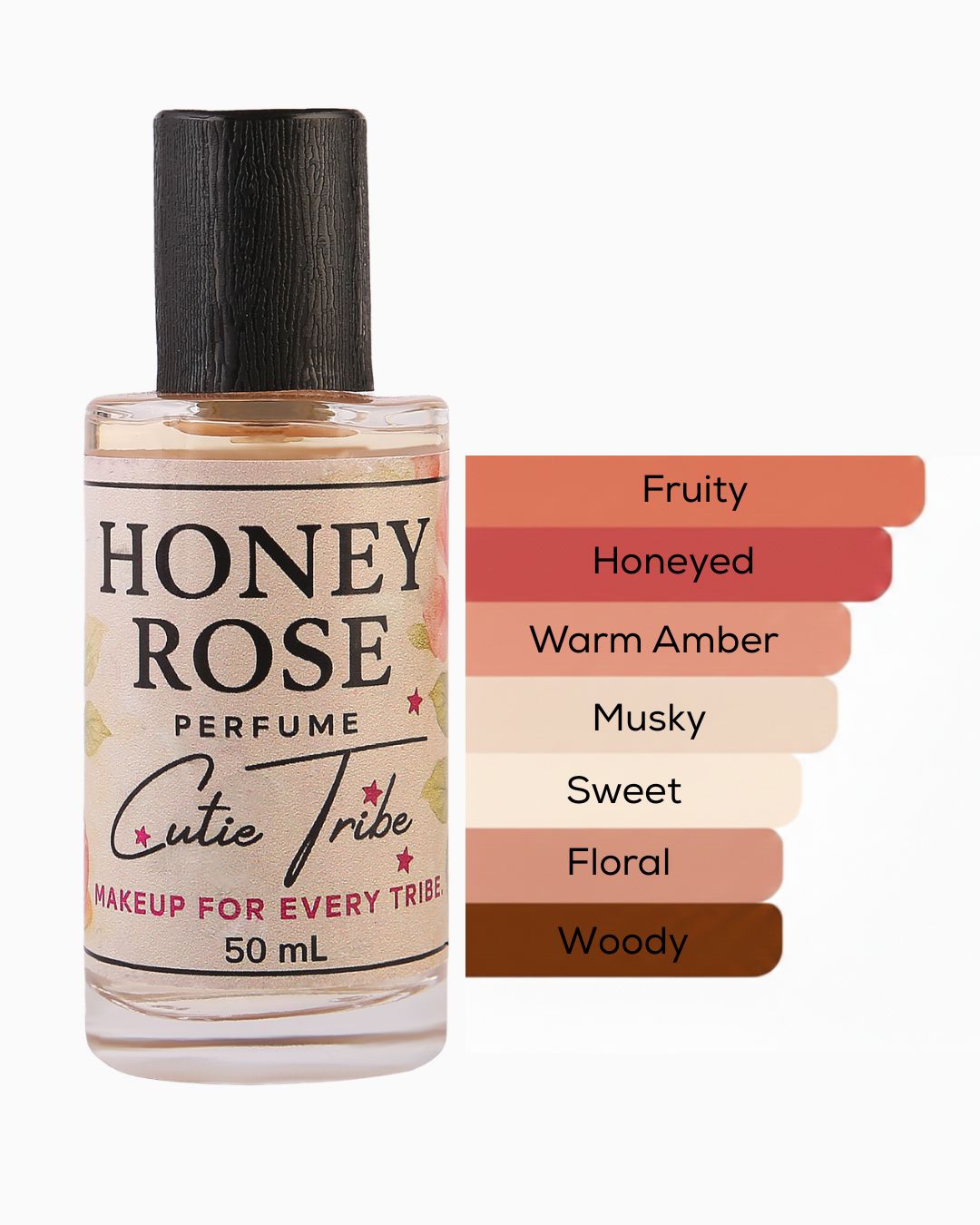 Cutie Tribe Honey Rose Perfume | Long-Lasting Fragrance
