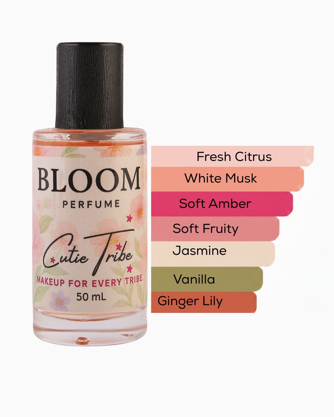 Cutie Tribe Citrus Bloom Perfume | Long-Lasting Fresh Floral Fragrance