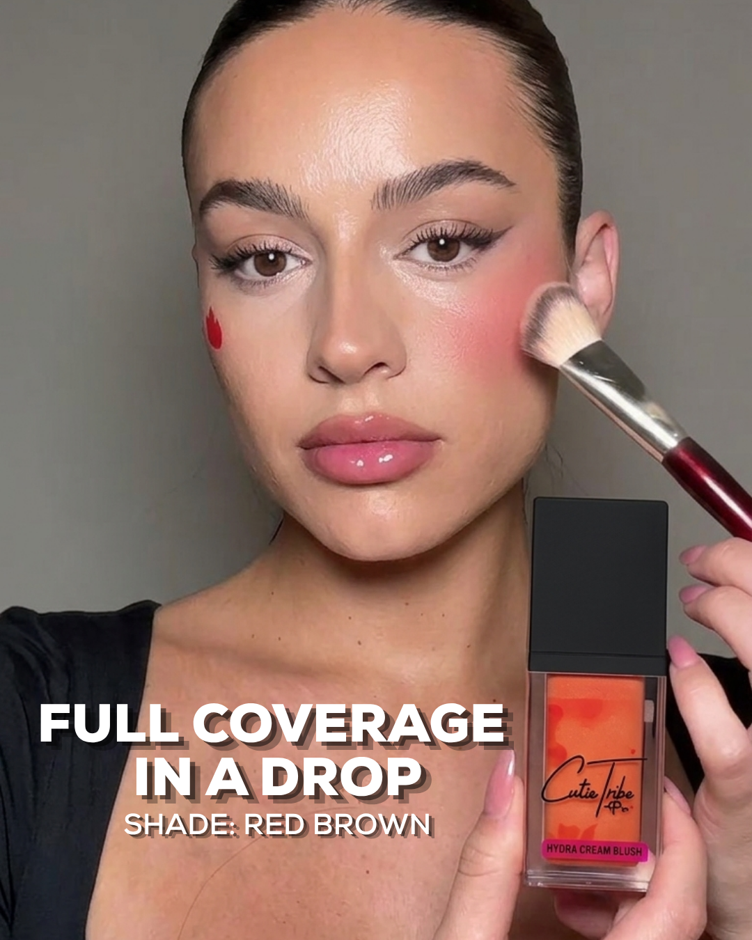 Cutie Tribe Hydra Creamy Blush | Hydrating, Buildable Cream Blush | 12 ml