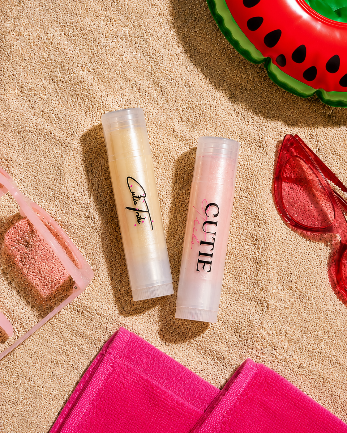 Cutie Tribe Moisturizing Lip Balm | Transparent & Magic Pink | 5 ml on CUTIETRIBE.NET